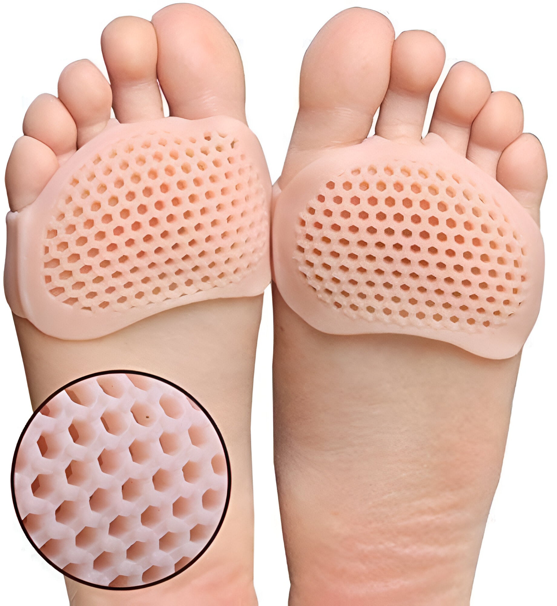 SILICON HALF TOE SLEEVE HEEL PADS