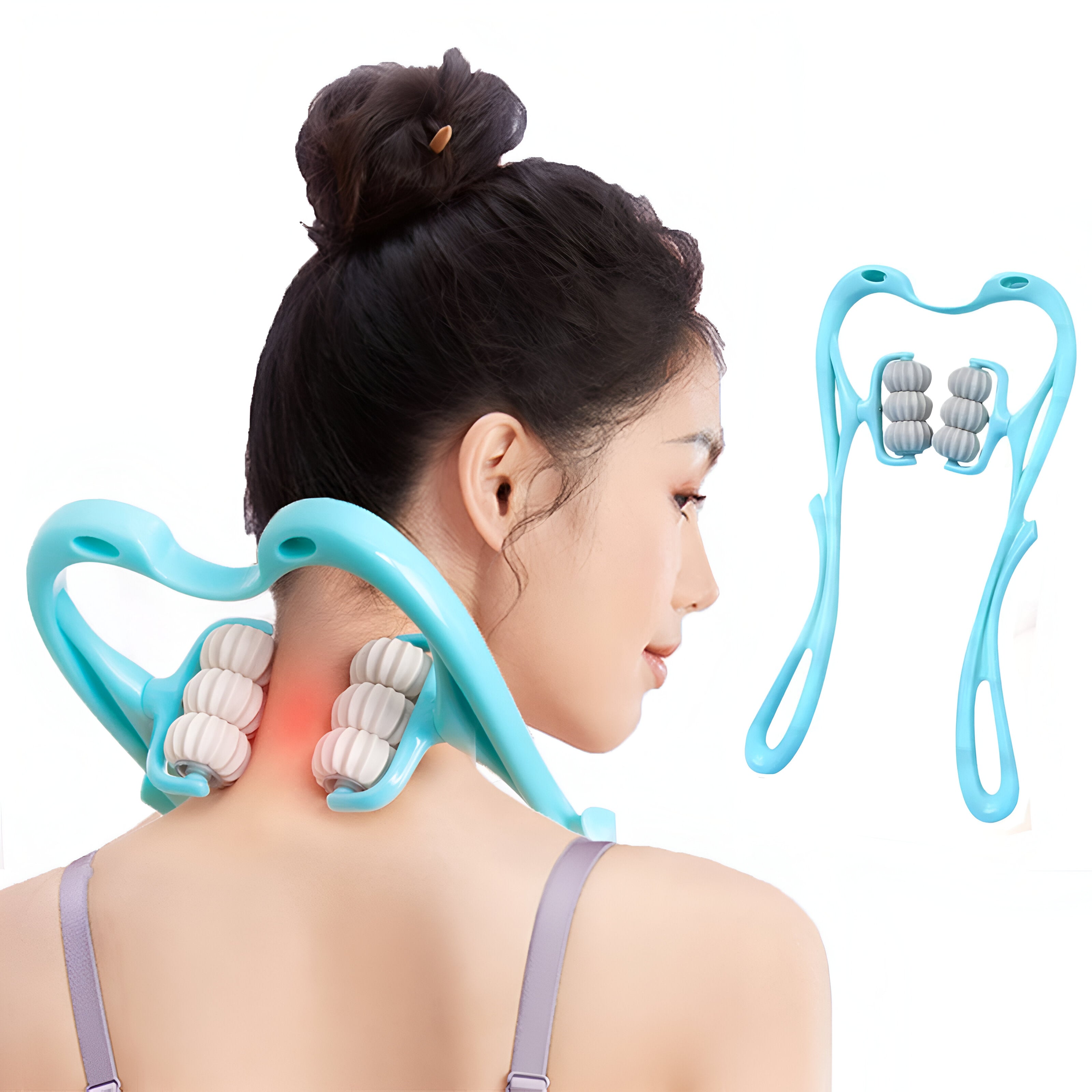 NECK MASSAGER ROLLER (3 ROLLER)