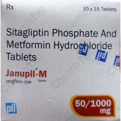 JANUPIL M TABLETS 50MG/1000MG