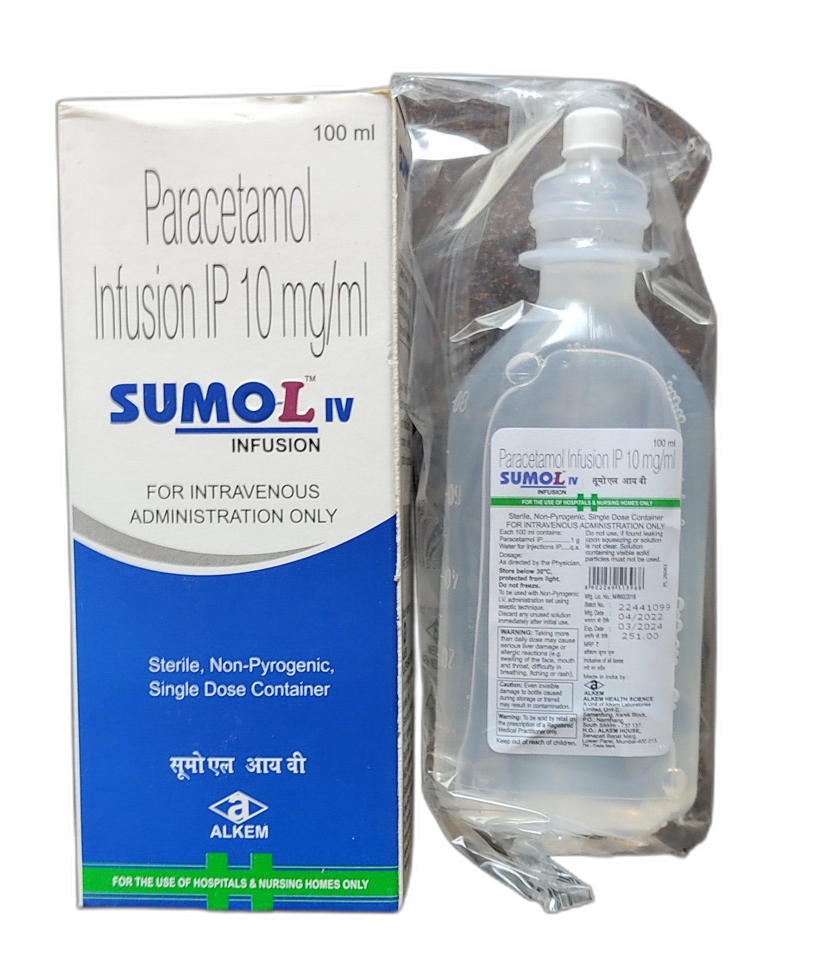 SUMOL 100ML IV